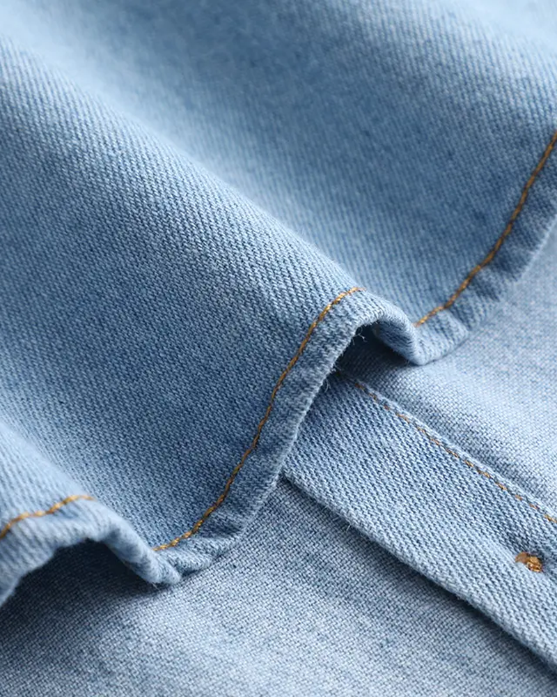 Women's denim false collars are simple and versatile