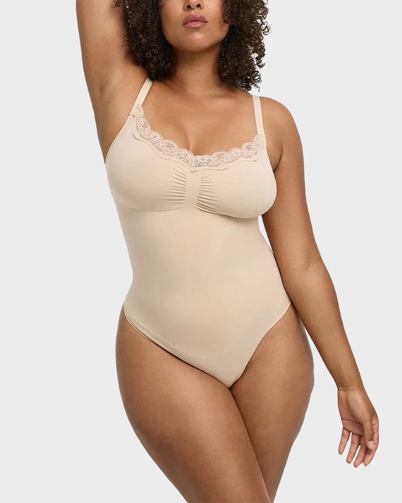 Lace Sculpting Bodysuit Shaping Shapewear