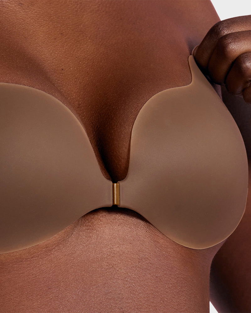 Seamless Silicone Shaping Cleavage Bra
