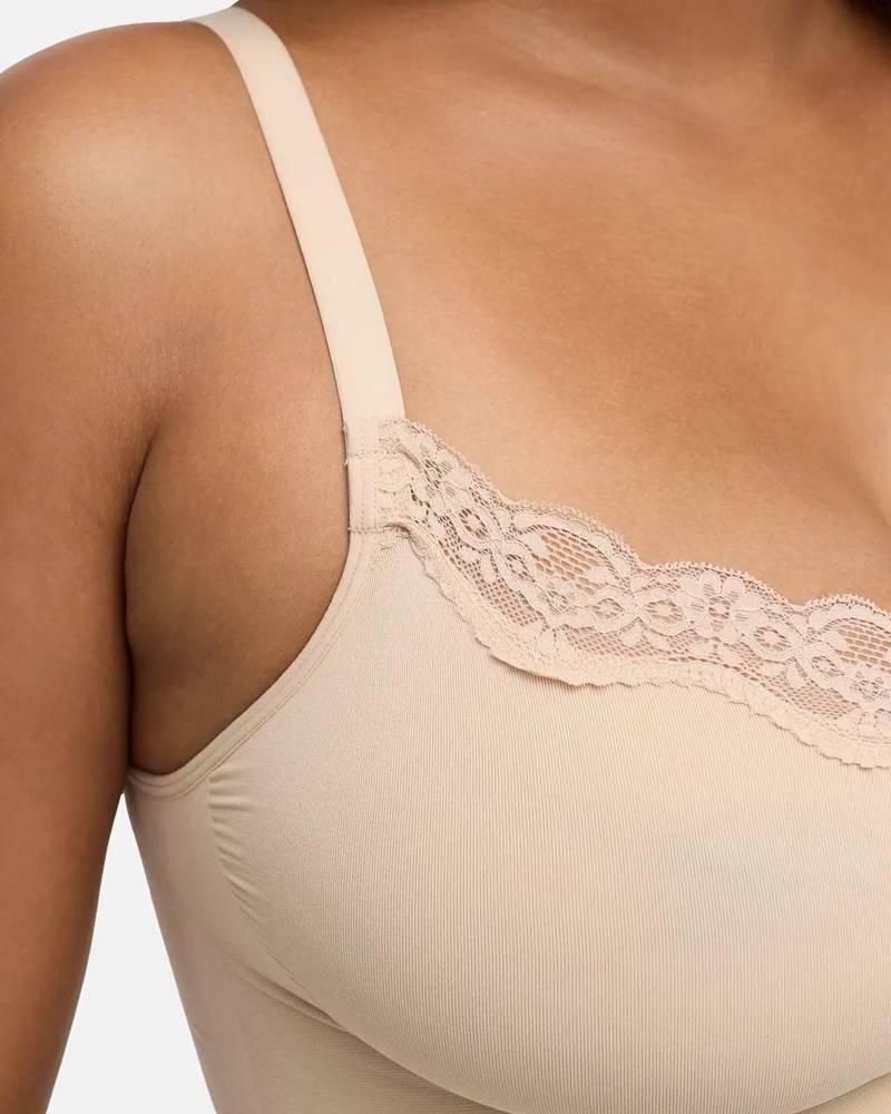 Lace Sculpting Bodysuit Shaping Shapewear