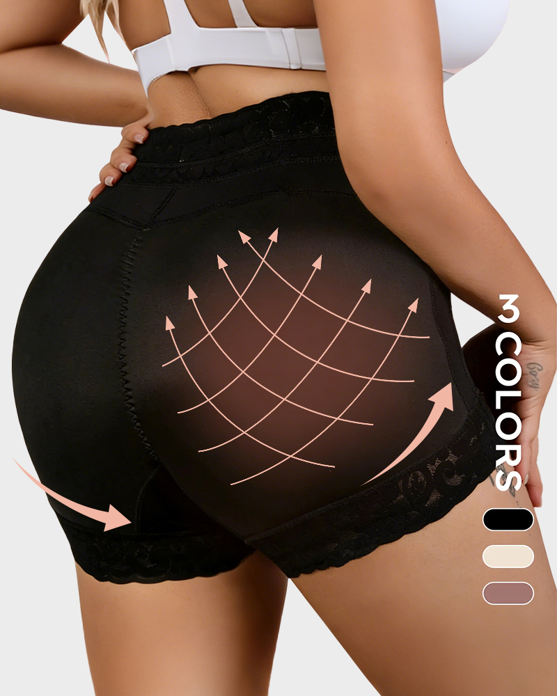 High Waist Shapewear Panty in Faja Colombianas Style with Anti-Slip Silicone Band