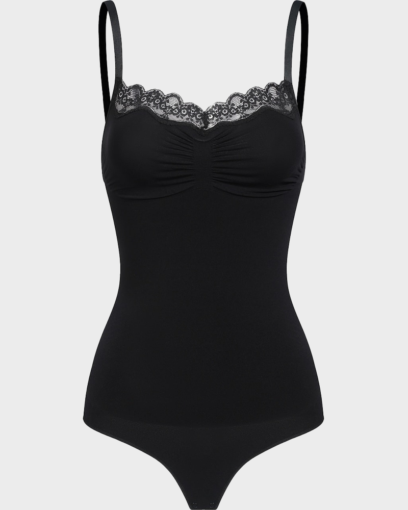 Lace Sculpting Bodysuit Shaping Shapewear