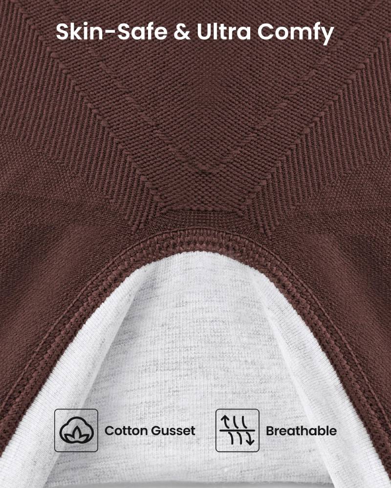 Open Back Tummy Control Butt Lifter Back Support Scrunch Postpartum Bodysuit