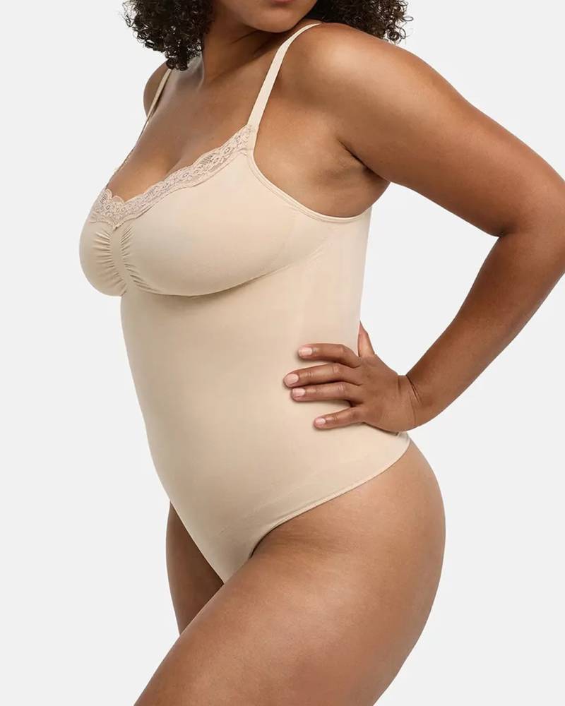 Lace Sculpting Bodysuit Shaping Shapewear