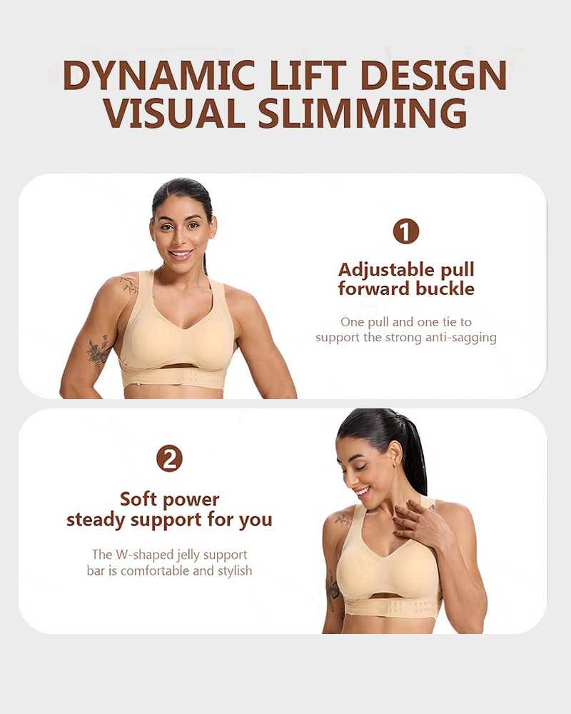 Adjustable Hook& Eye Closure Push Up Bra