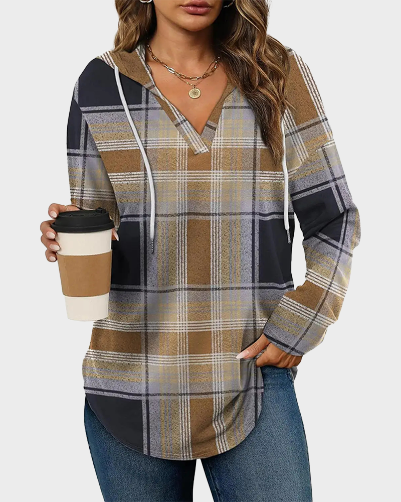 Women's Oversized Long Sleeve Loose Fit Casual Lightweight Pullover Hoodie Top