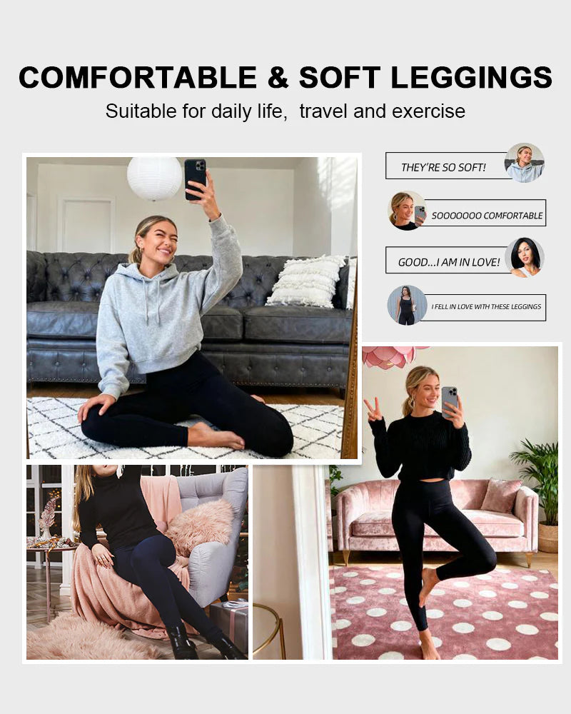 Thermal Fleece Lined Leggings for Women