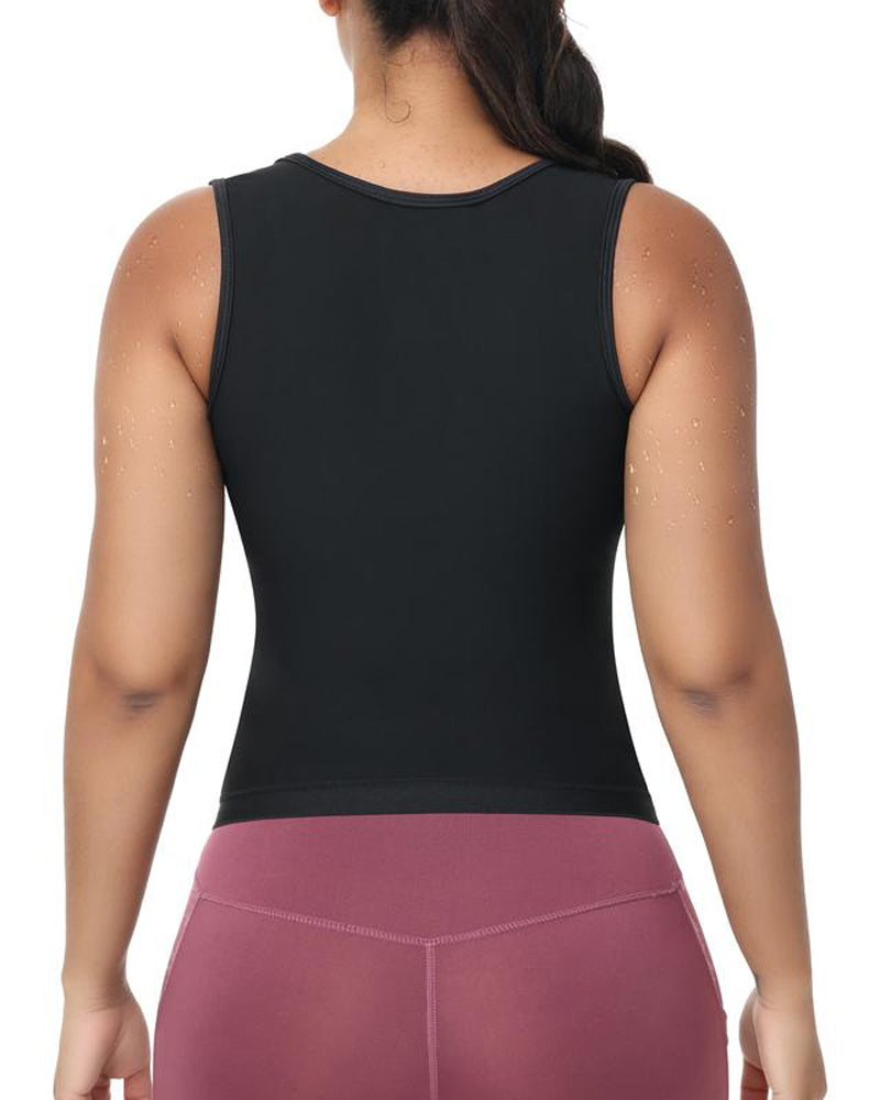 Adjustable Slimming Vest for Women - Tummy Control Sauna Suit
