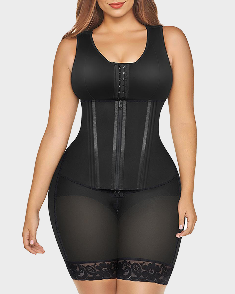 Overbust Colombian Faja Tummy Control Body Shaper Waist Snatched Girdle Shapewear