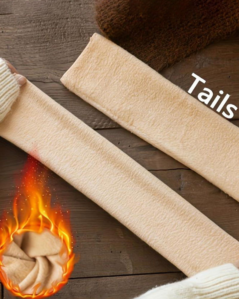 5 Pairs Thickened Fleece Lined Cold-Proof Warm Self-Heating Snow Socks