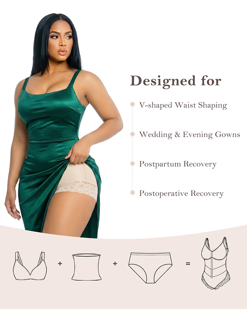 Colombian Postpartum V Shaped Tummy Control Waist Shaper Compression Shapewear