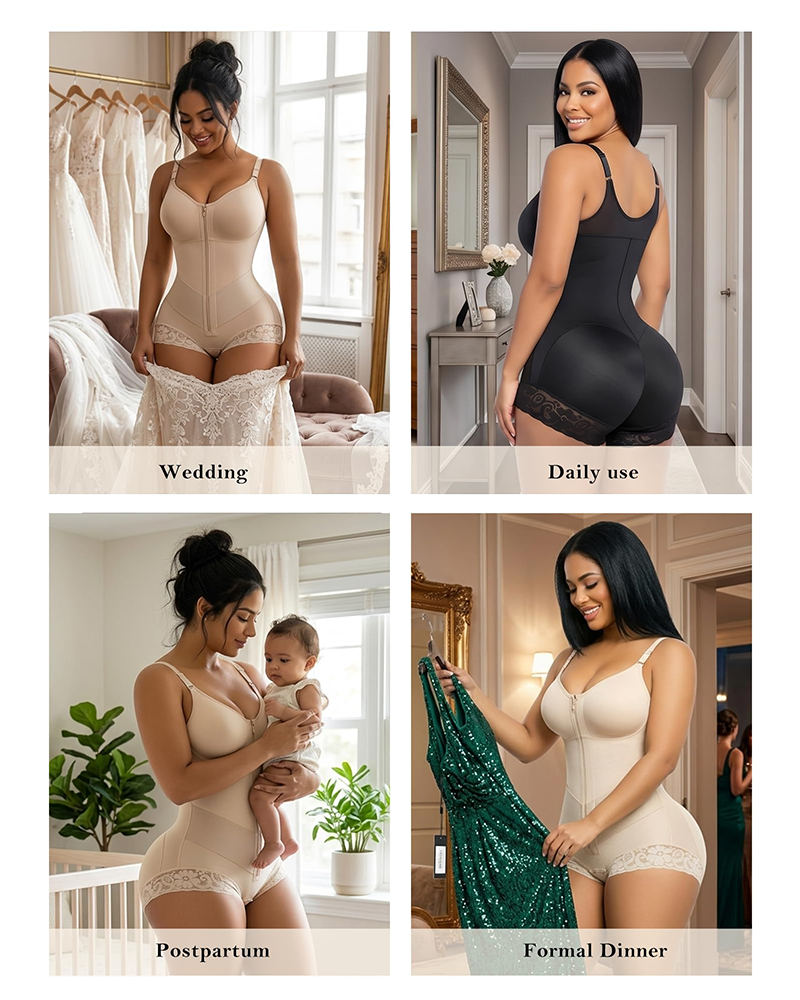 Colombian Postpartum V Shaped Tummy Control Waist Shaper Compression Shapewear