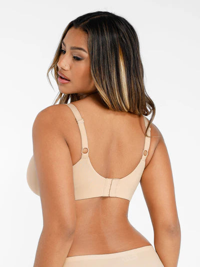 Underwire Adjustable Deep V-neck Bra