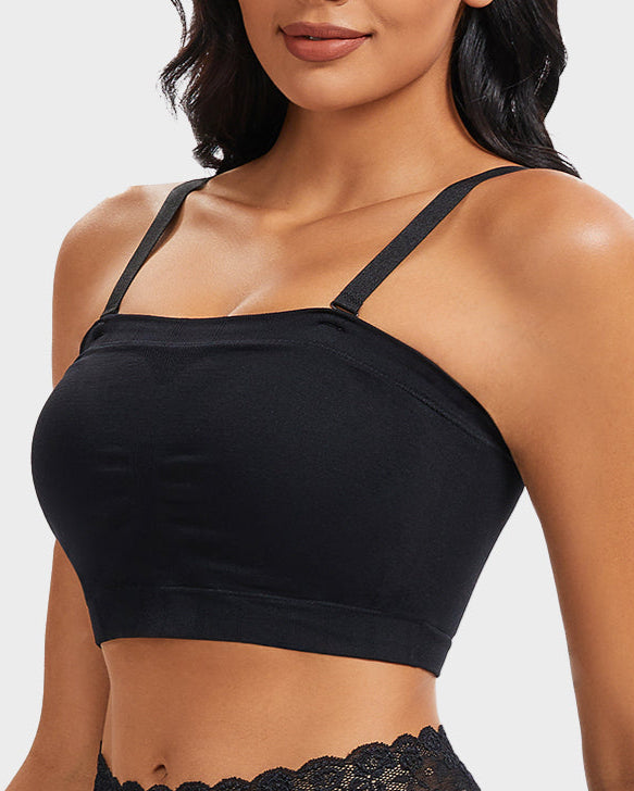 Full-Coverage Seamless Bandeau Bra