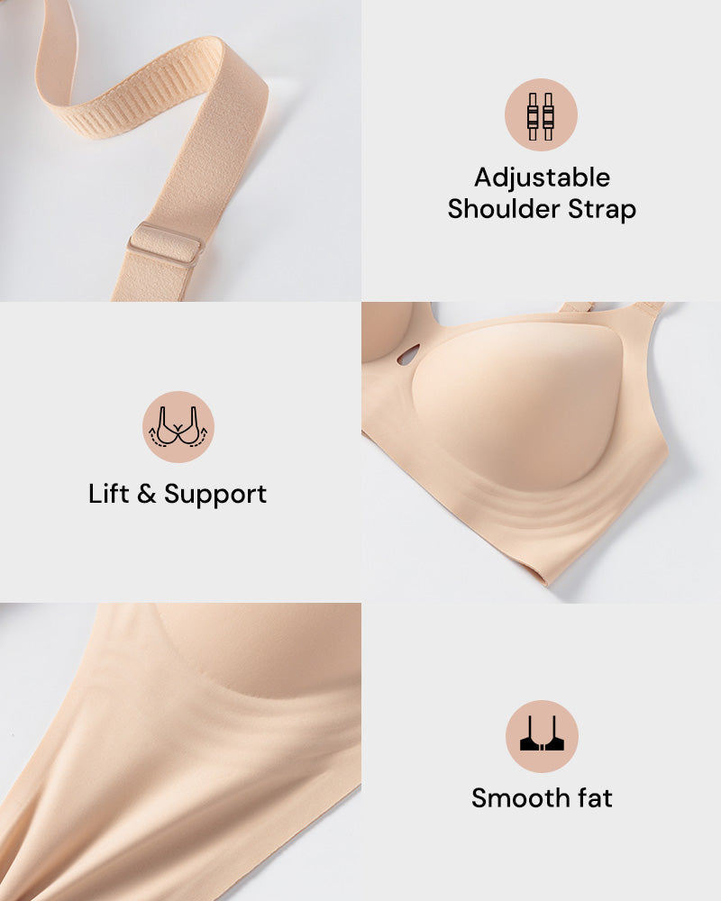 Invisible Jelly-Support Lift Water Drop Bra