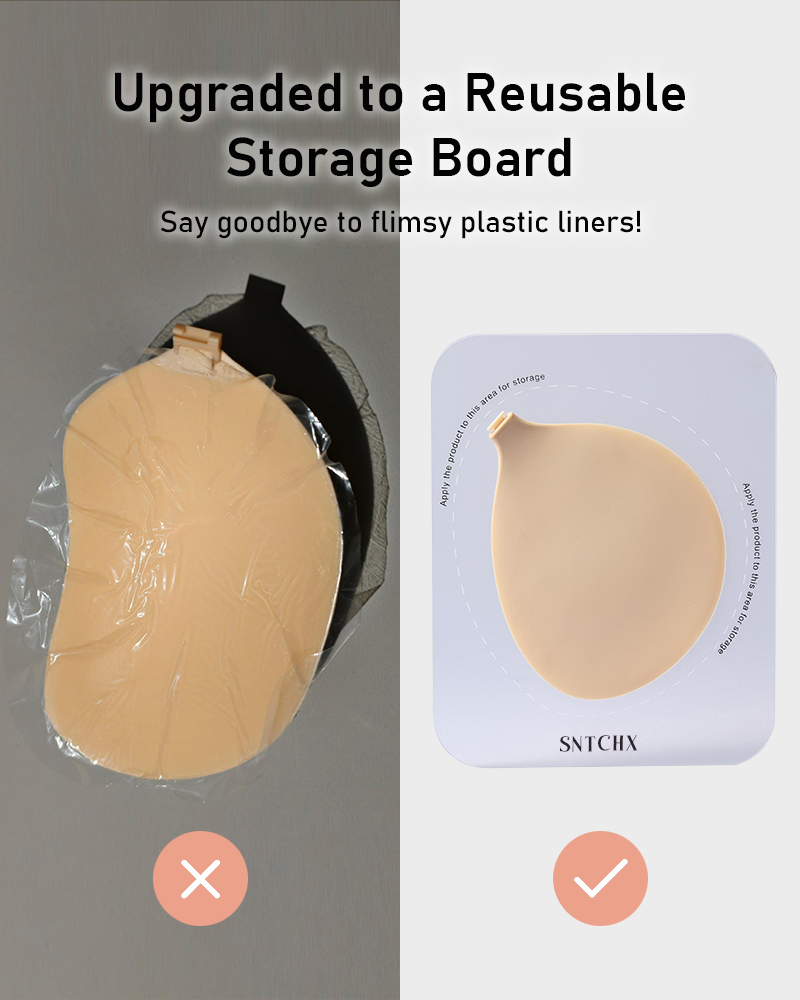 Waterproof Sweat Proof Reusable Push Up Sticky Bra