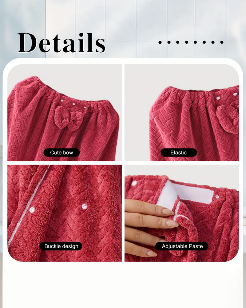 Women‘s Plus Size Bath Skirt & Shower Cap Set