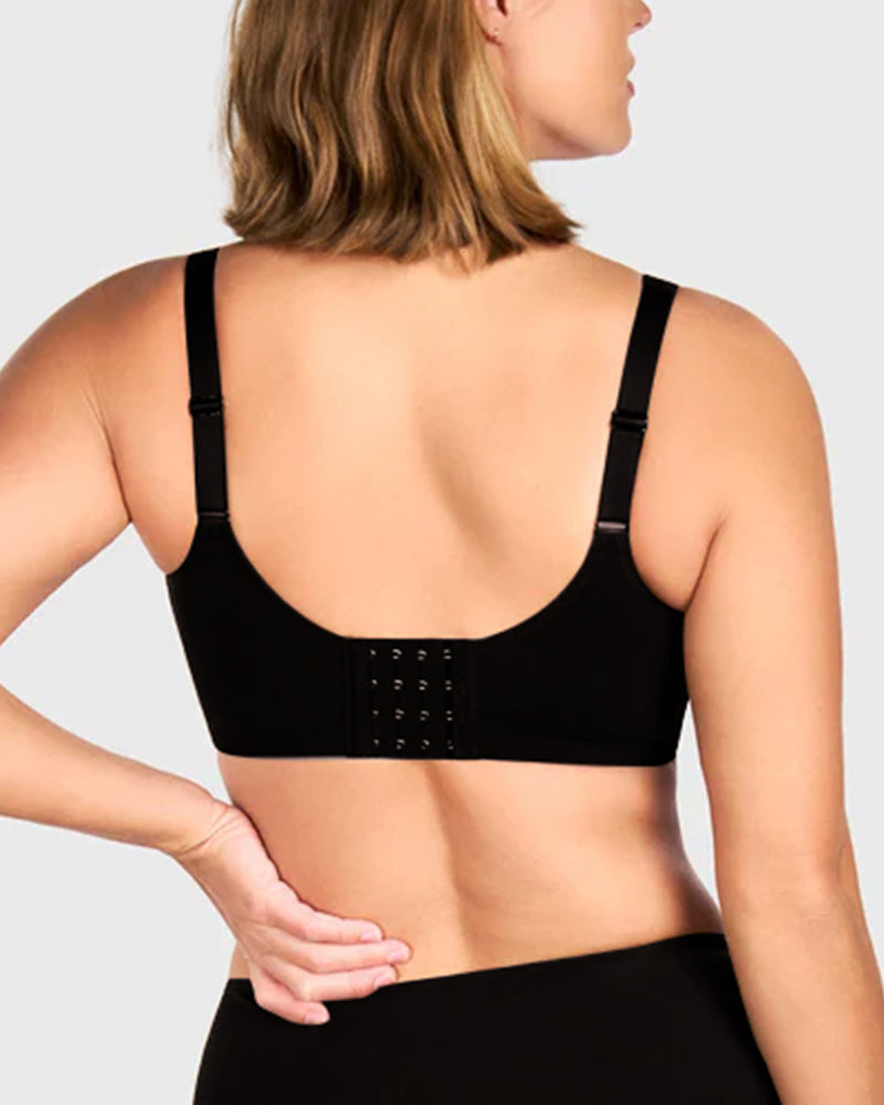 Mesh Unlined Full Coverage Non-padded Cooling Minimizer Bra