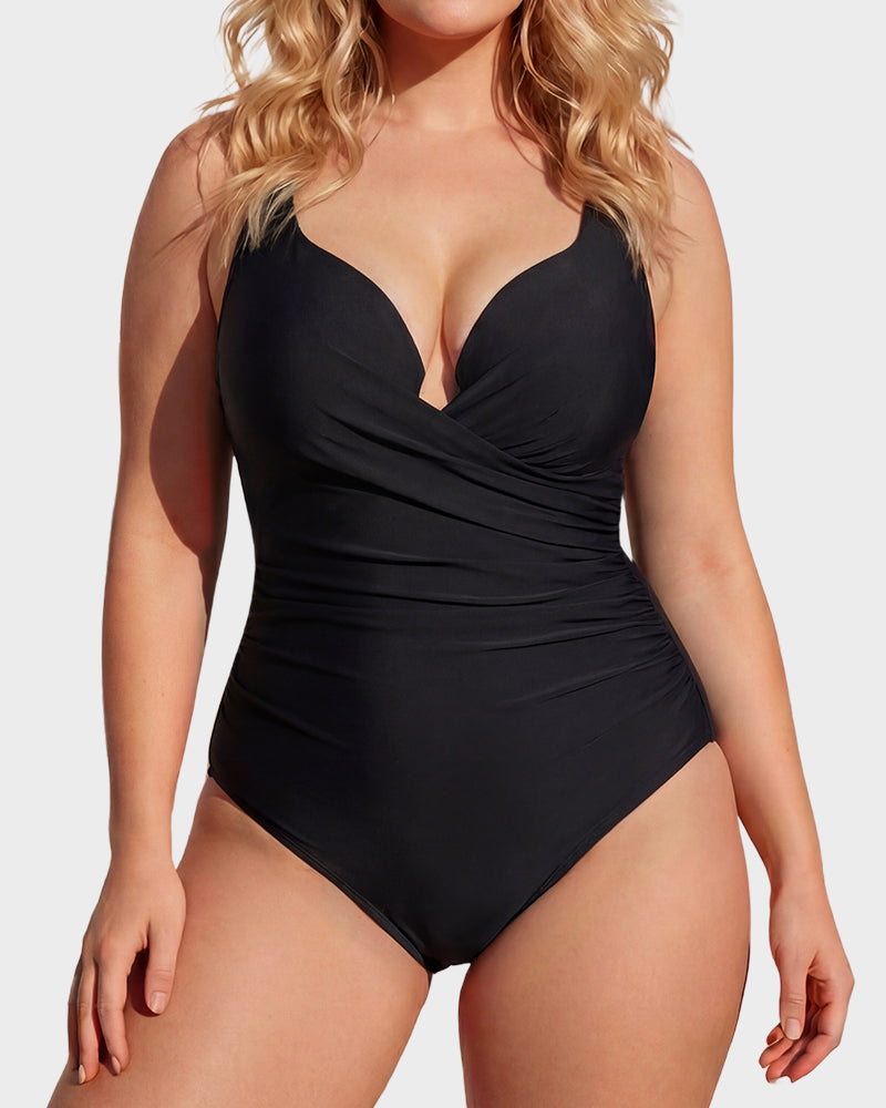 The Ultra-Soft Shaping Tummy Control One-Piece Swimsuit