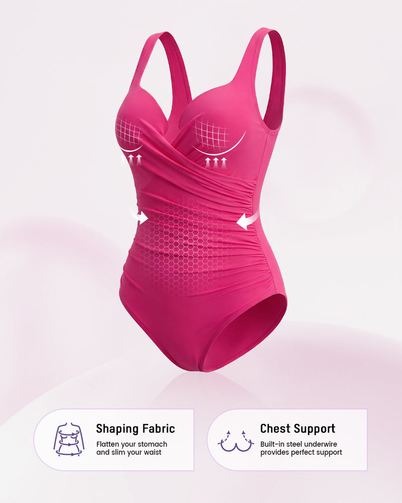 The Ultra-Soft Shaping Tummy Control One-Piece Swimsuit