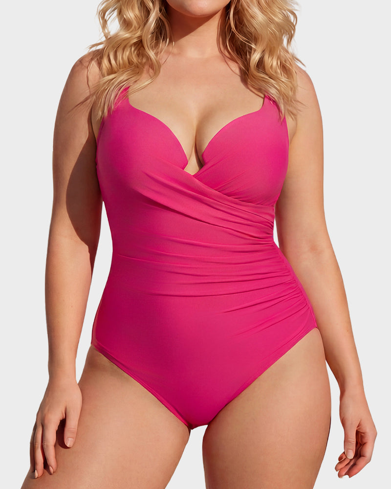 The Ultra-Soft Shaping Tummy Control One-Piece Swimsuit