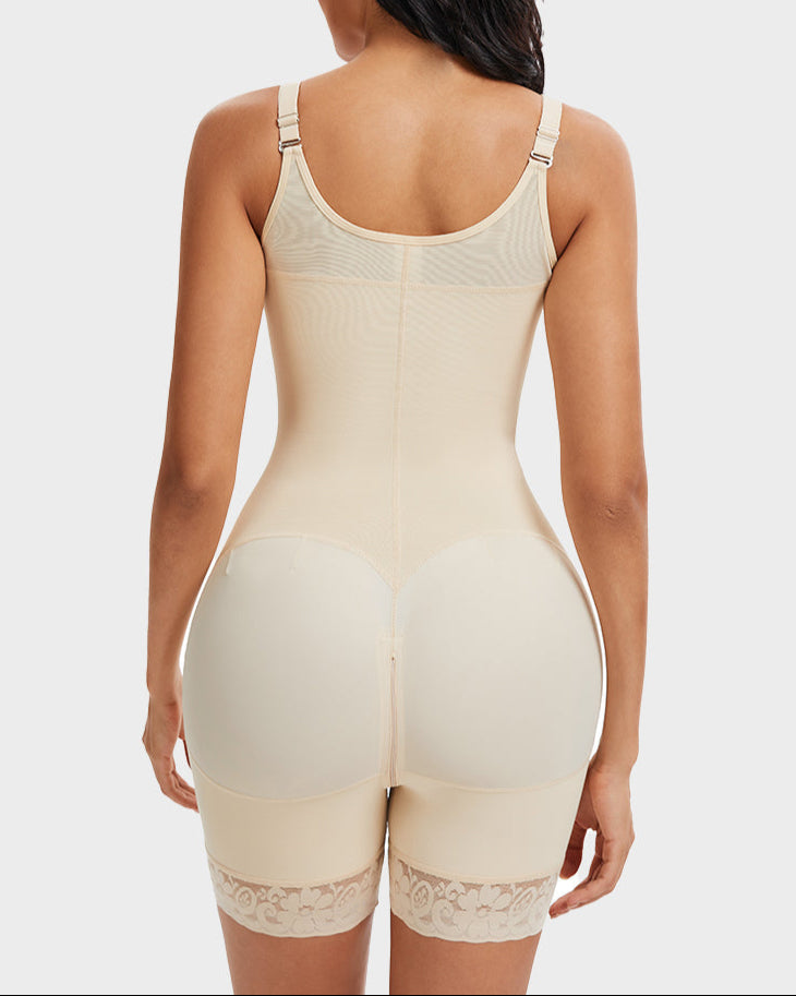 Tummy Control Butt Lifter Shaper with Zipper Crotch Fajas Colombianas