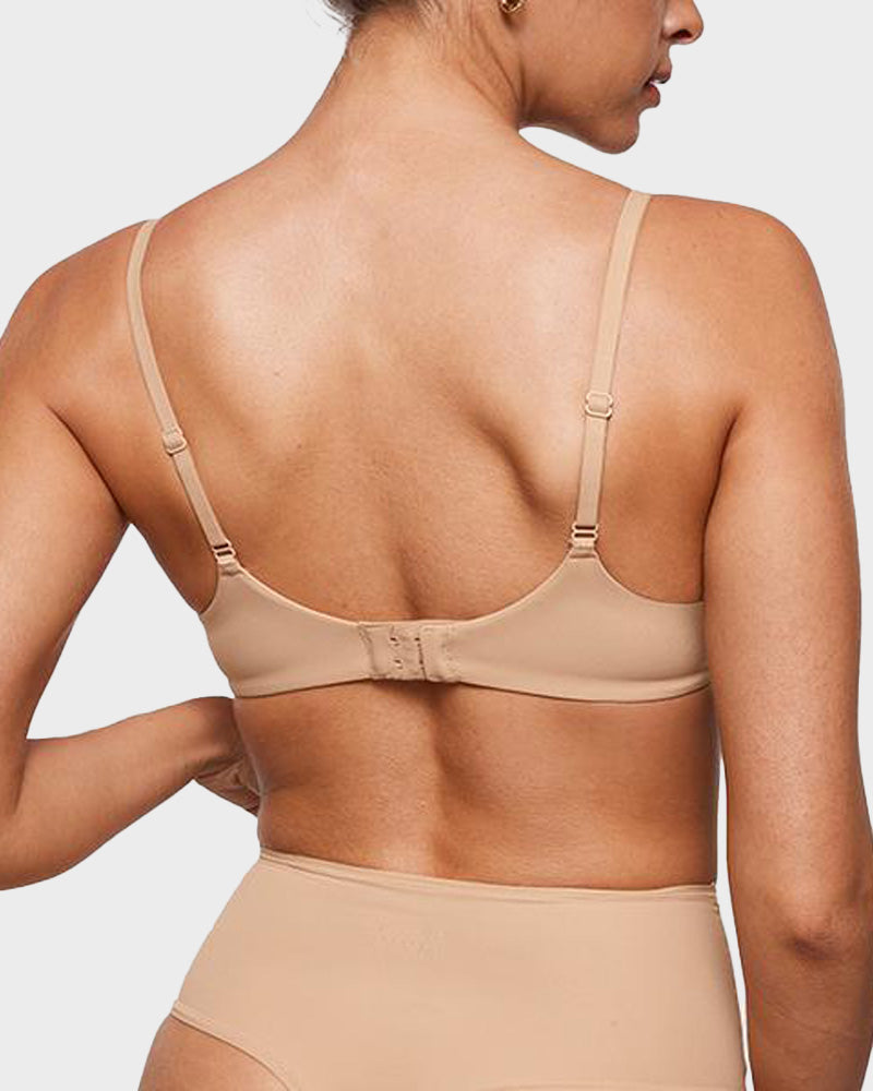 Women's Plus Plunge Unlined Underwire Sexy Demi Balconette Bras