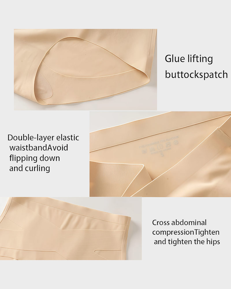 Women's High Waist Seamless Tummy Control Hip Lifting Shapewear Underwear 4/6 Pack