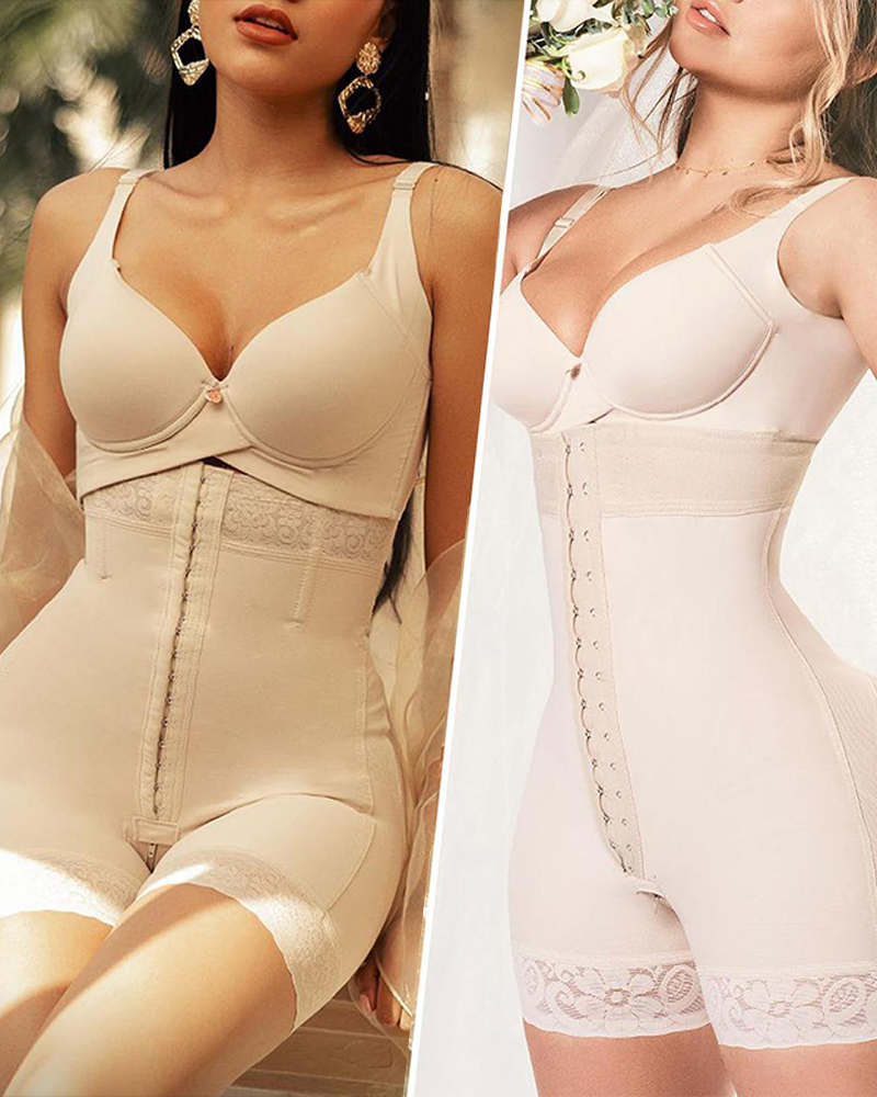 Colombian Faja Shorts Tummy Control Butt Lifter Zipper Crotch Shapewear