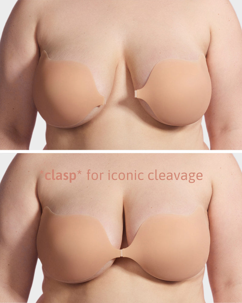Seamless Silicone Shaping Cleavage Bra