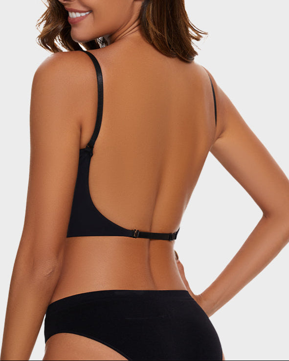 Low Cut U-Shaped Backless Bra