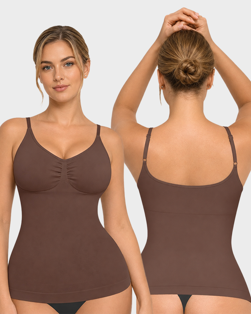 Seamless Shapewear Cami Tanks Smooth Firming Support Tops