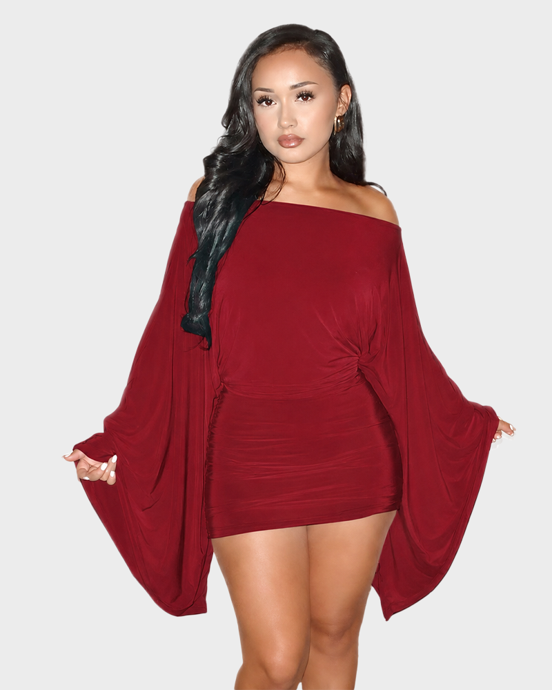 Spring Autumn Long Sleeve Bodycon Mini Party Club Dress