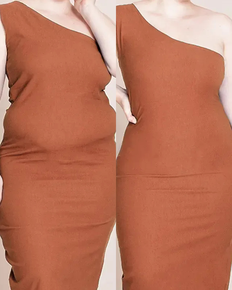 Anti Roll High Waisted Seamless Medium Compression Shapewear Shorts