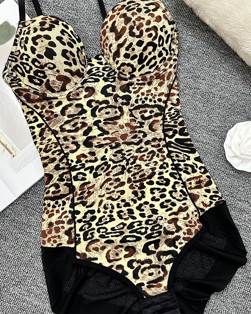 Women's Shapewear Bodysuit Built In Bra Tummy Control Faja Body Shaper Chic