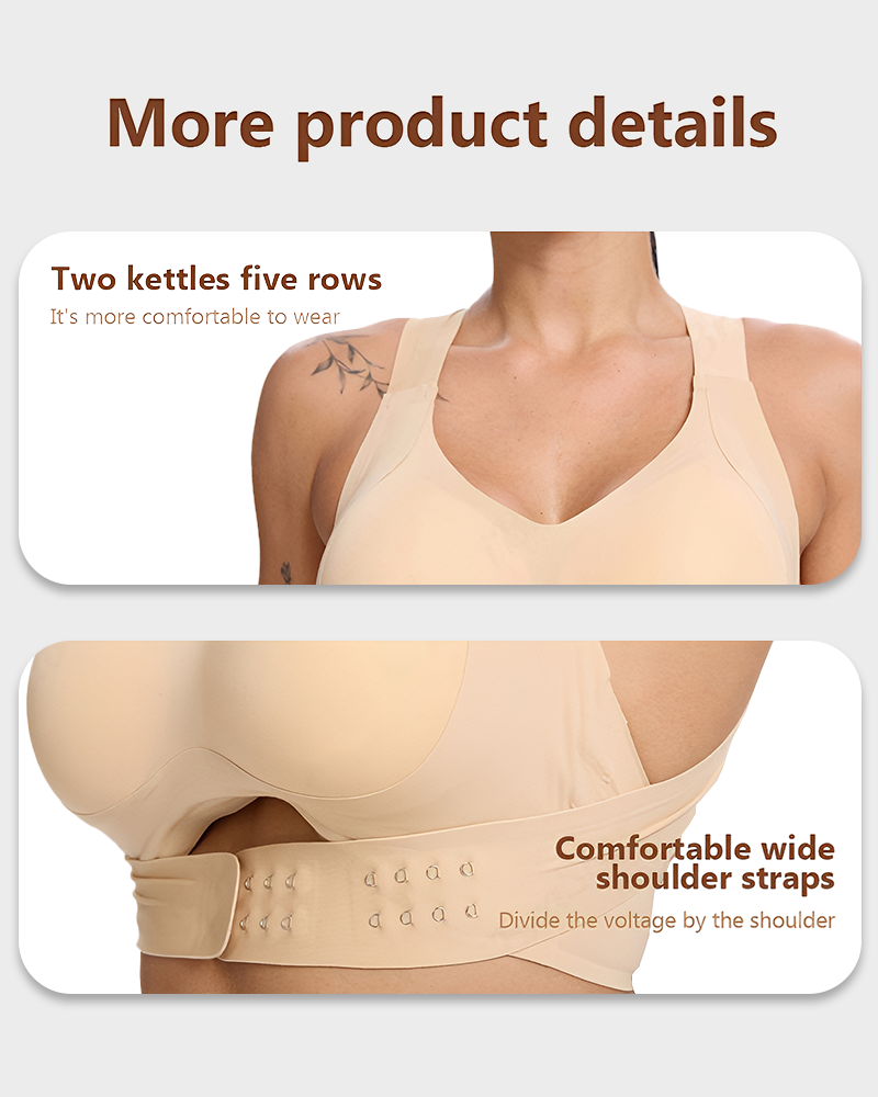 Adjustable Hook& Eye Closure Push Up Bra