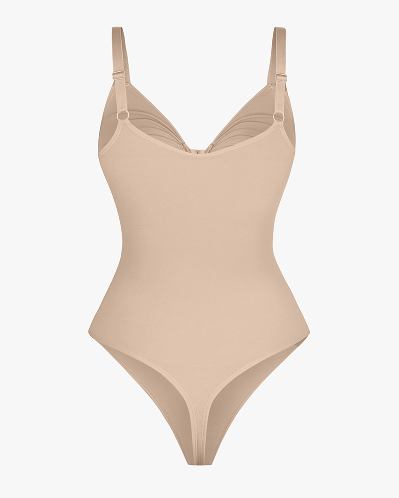Tummy Control Seamless Zipper Shaping Bodysuit