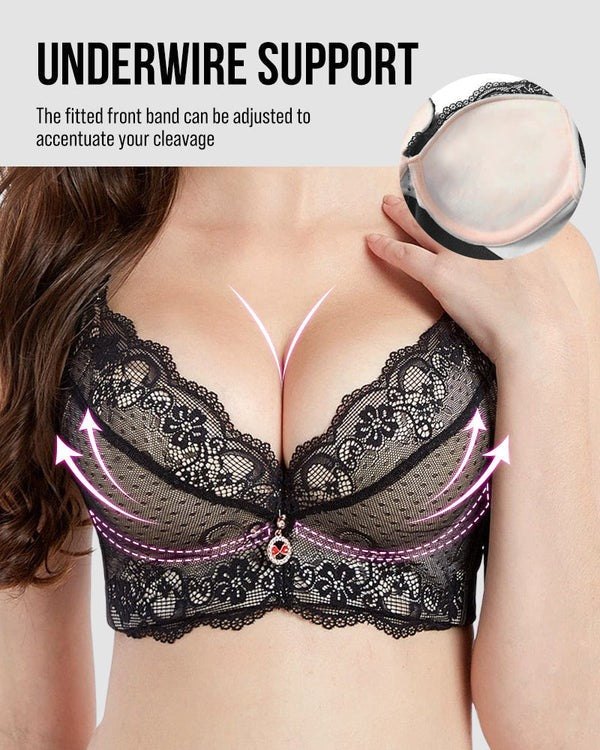 Lace Underwire Padded Push Up Bralette