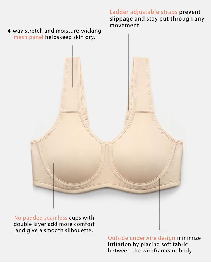 Full-Control Underwire High-Impact Sports Bra