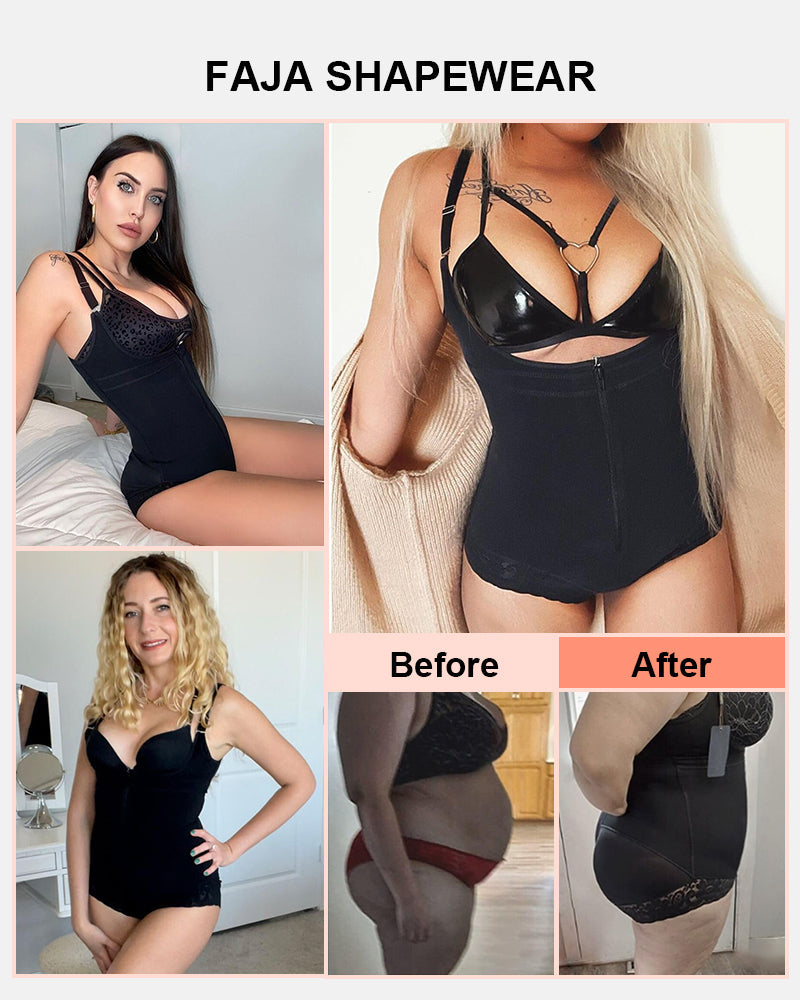 Postpartum Colombian Fajas Shapewear Compression Body Shaper Bodysuit