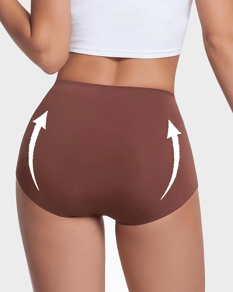 Women's High Waist Seamless Tummy Control Hip Lifting Shapewear Underwear 4/6 Pack