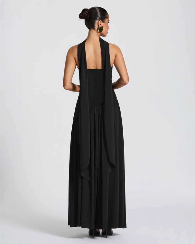 Women's Plain Split Thigh Strapless Bodycon Tube Dress