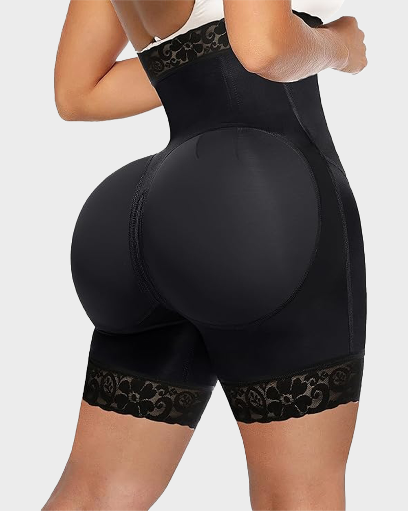 Colombian Faja Shorts Tummy Control Butt Lifter Zipper Crotch Shapewear