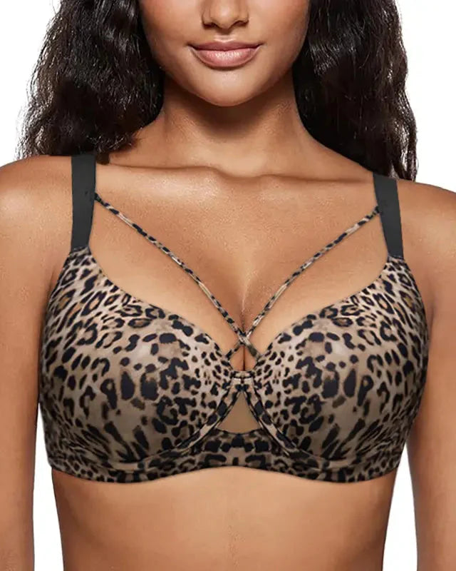 Seamless Push-Up Deep V Bra