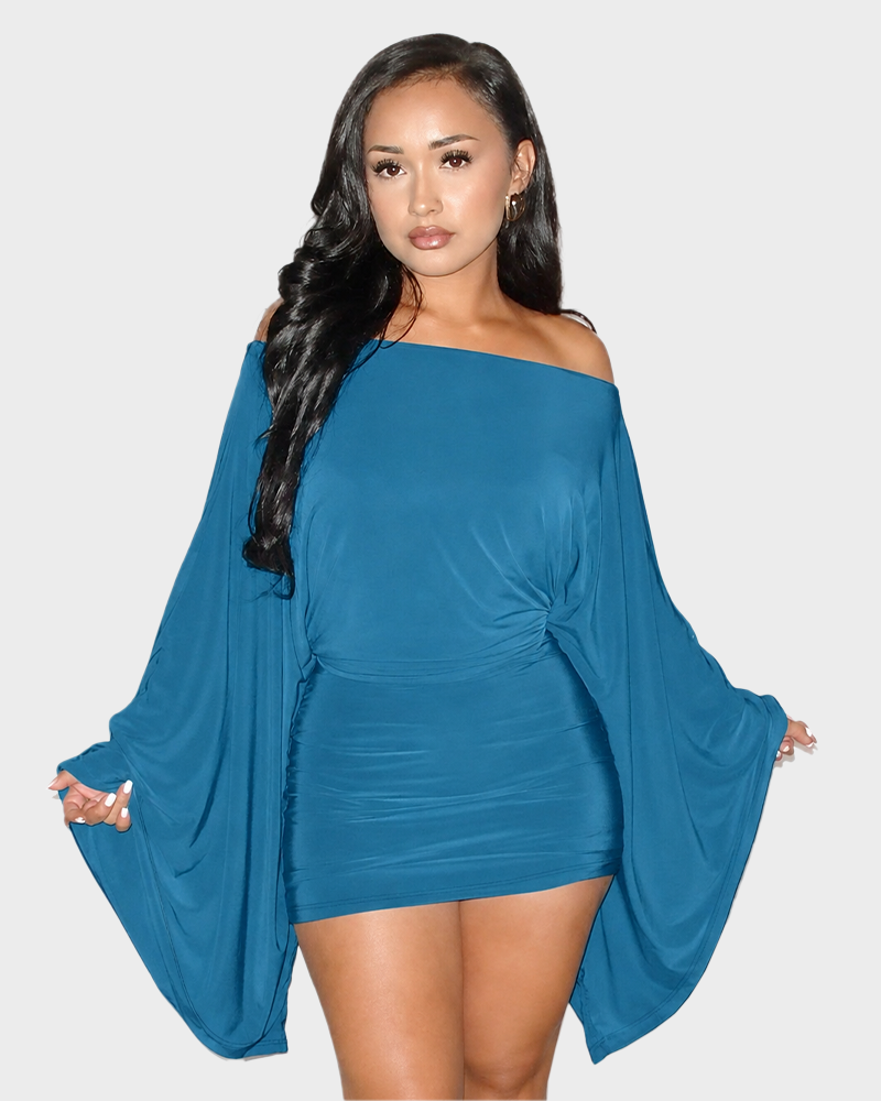 Spring Autumn Long Sleeve Bodycon Mini Party Club Dress