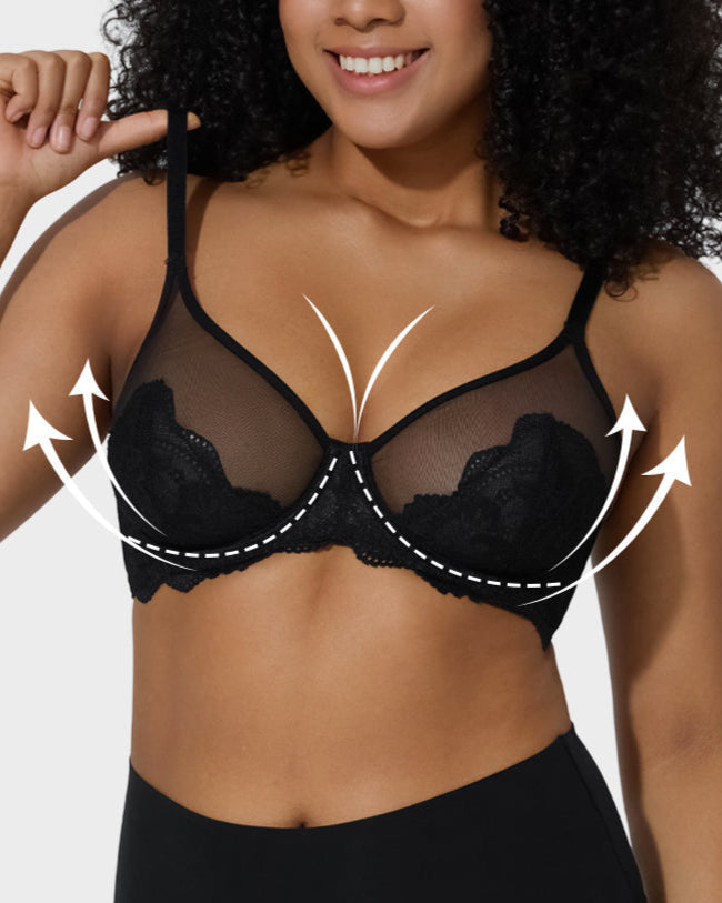 Full Coverage Lace Minimizer Bra