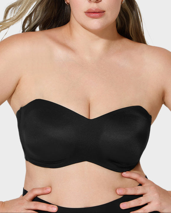 Full Support Non-Slip Convertible Bandeau Bra