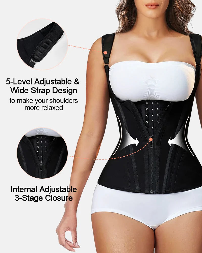 Double Waistband Corset Vest Waist Trainer