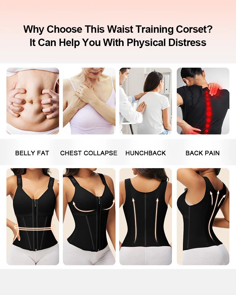Double Waistband Corset Vest Waist Trainer