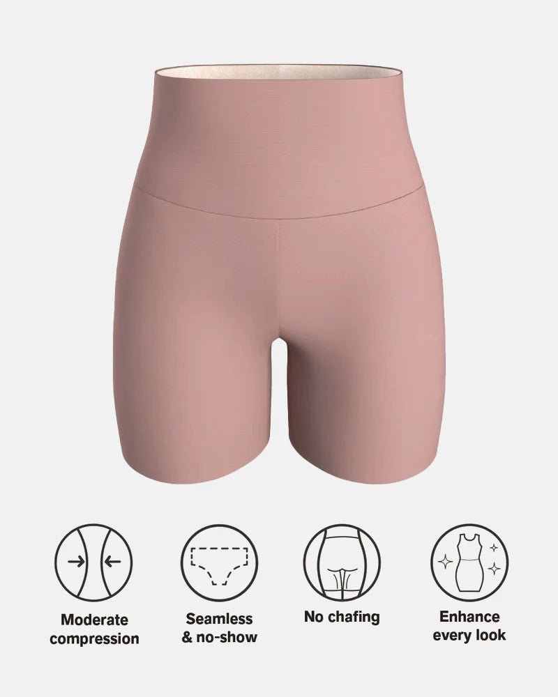 No Slip Waistband Butt Lift Tummy Control Yoga Shorts